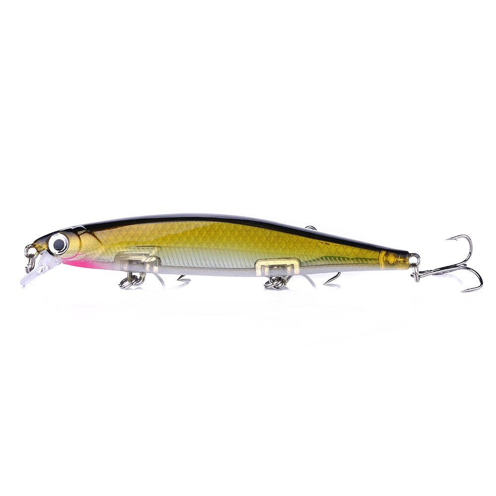 4.33 inches, 13g/.48 oz Jerkbait Bass, Pike, Walley, Striper Fishing.