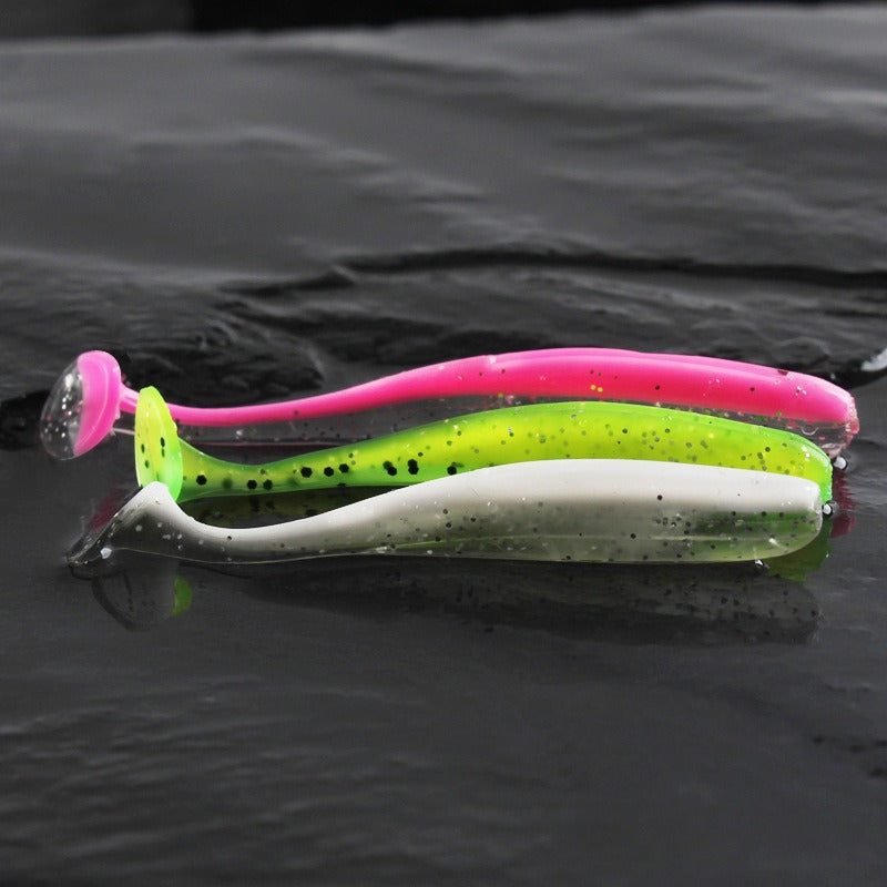 Luya T-tail Soft Bait Texas Rig Drop shot Rig Lead head Rig