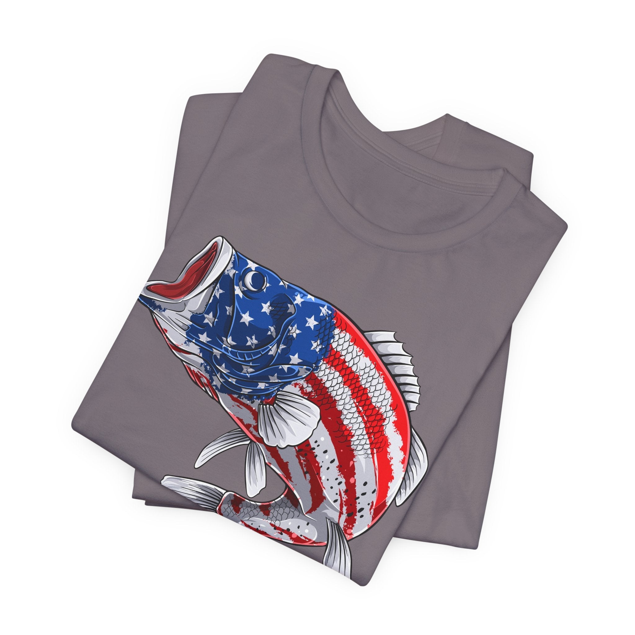 Patriotic Bass — Unisex Cotton Tee