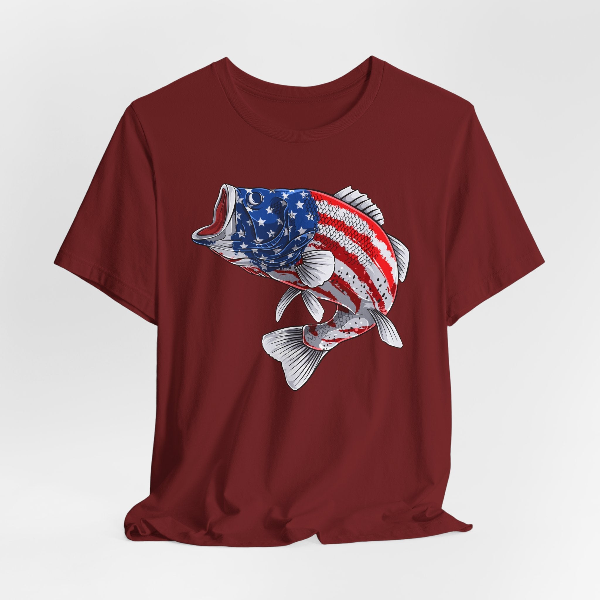 Patriotic Bass — Unisex Cotton Tee