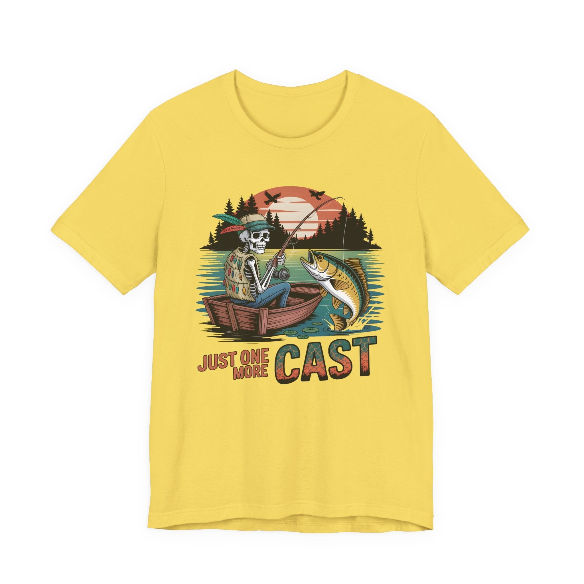 Just One More Cast — Unisex Cotton Tee