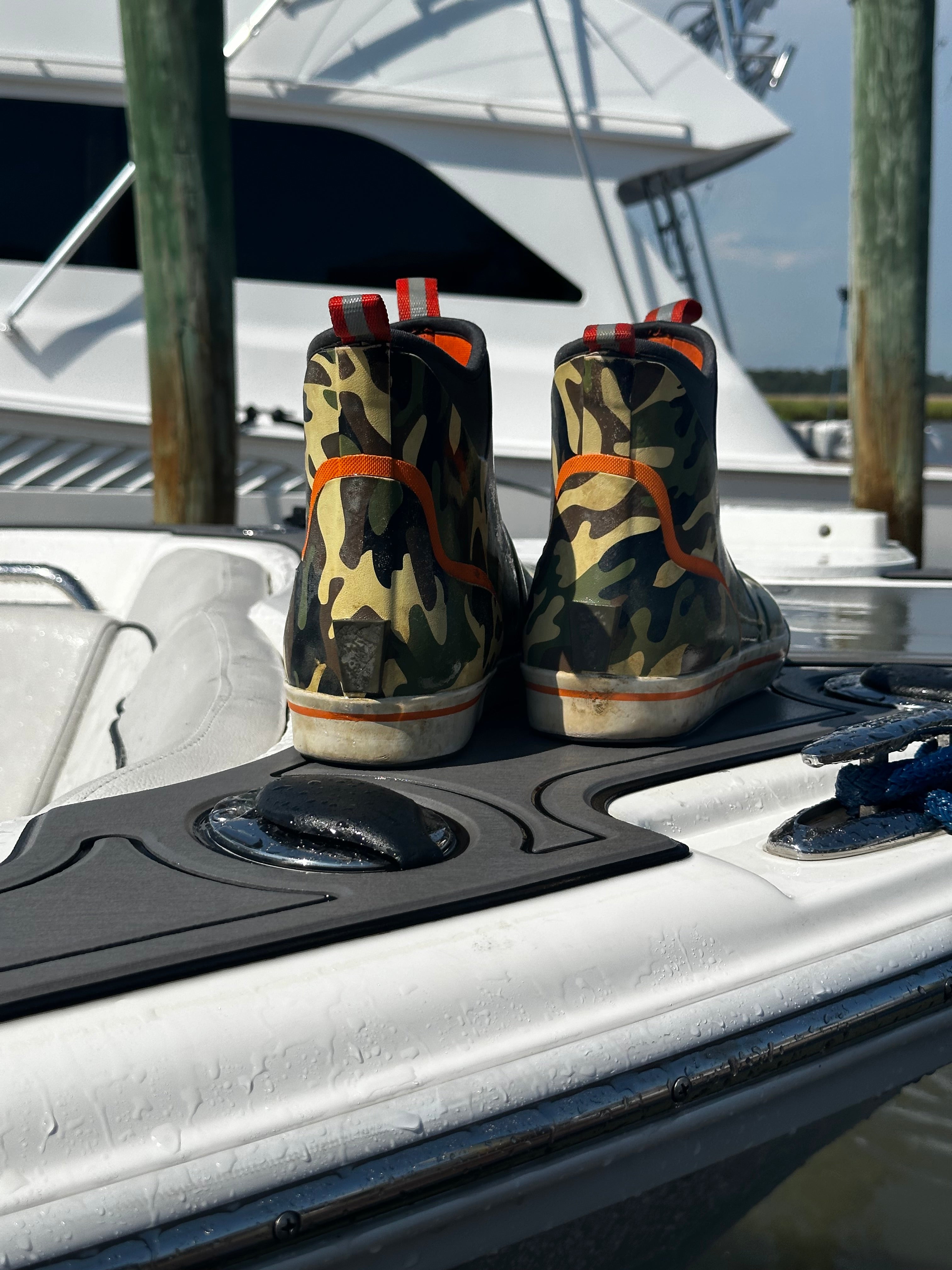 Camo Deck Boots