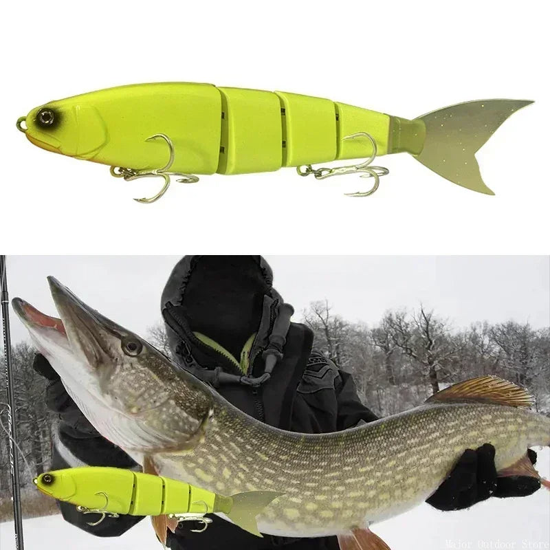 Swimbait Balam Length 23cm/9 inches Lure Madness Giant Bait Balam Lure for Big Bass, Striper, Pike, Musky Hard Lures Giant Baits Big Pike Jointed Lures