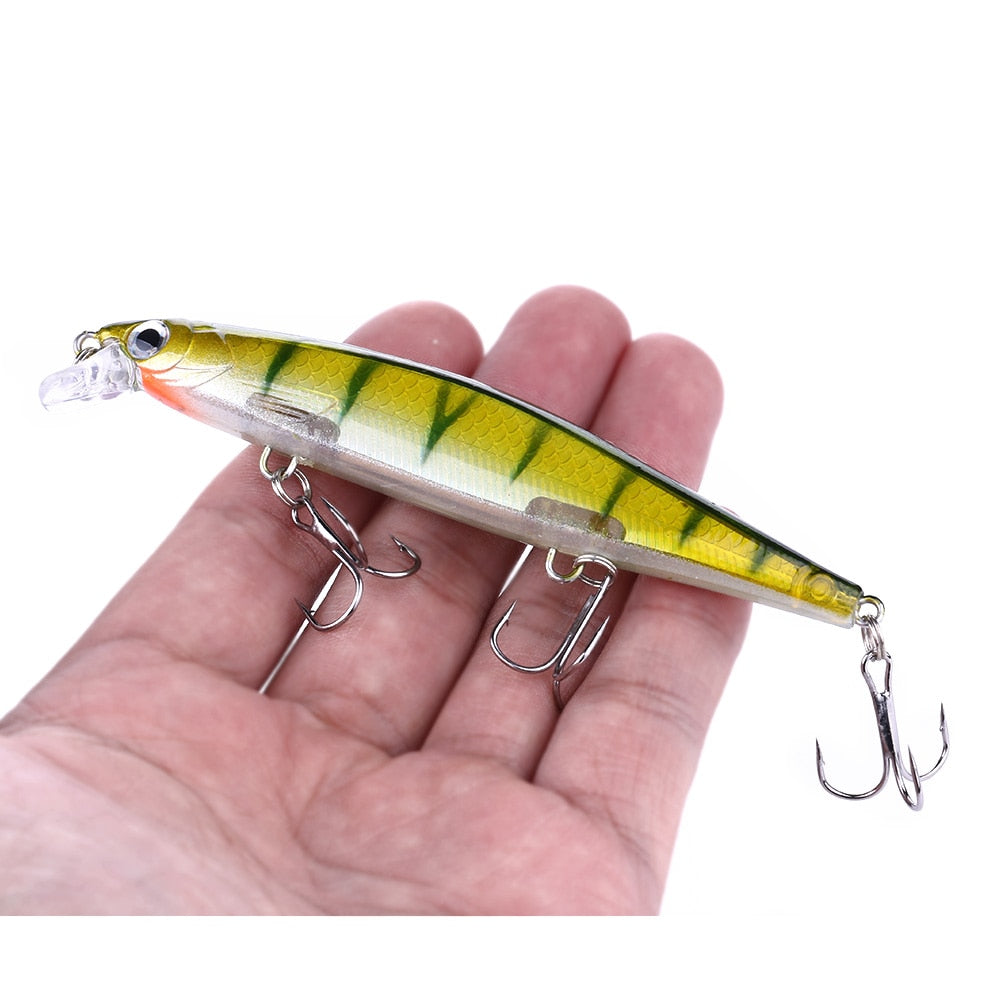 4.33 inches, 13g/.48 oz Jerkbait Bass, Pike, Walley, Striper Fishing.