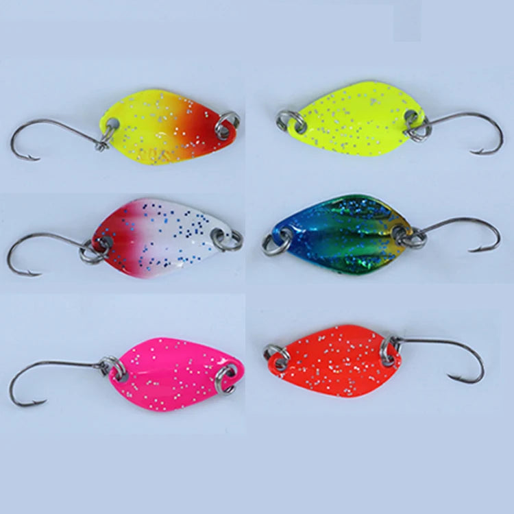 Selco New Design Customized Metal Saltwater Spinner Trout Salmon Fishing Spoon Lure
