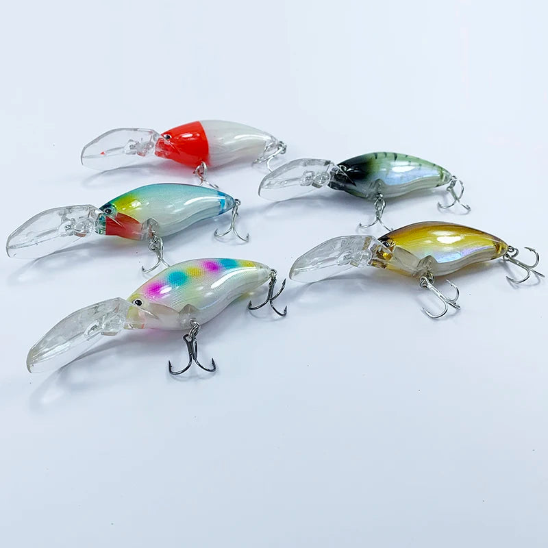 105mm 18g High Quality Deep Diving Crank Bait Minnow Crankbait Swimbait Long Tongue Trolling Wobblers Big Fish Fishing Lure Bait
