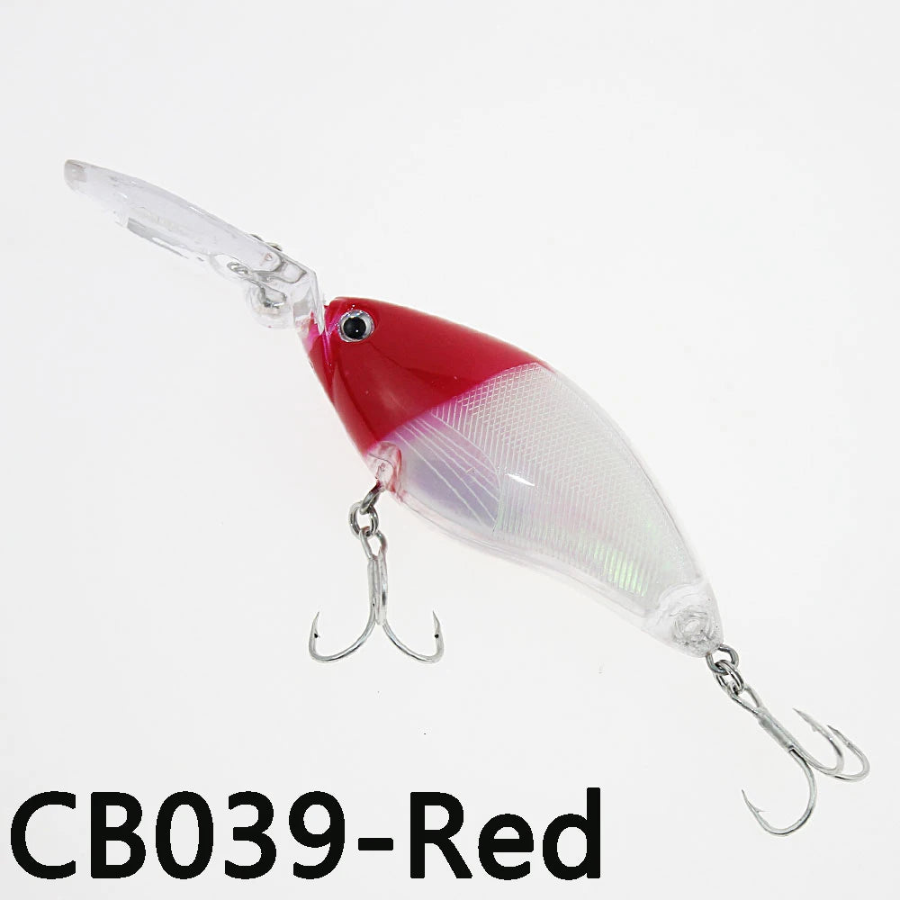 105mm 18g High Quality Deep Diving Crank Bait Minnow Crankbait Swimbait Long Tongue Trolling Wobblers Big Fish Fishing Lure Bait
