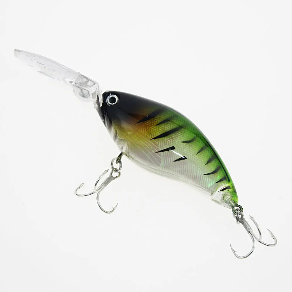 105mm 18g High Quality Deep Diving Crank Bait Minnow Crankbait Swimbait Long Tongue Trolling Wobblers Big Fish Fishing Lure Bait
