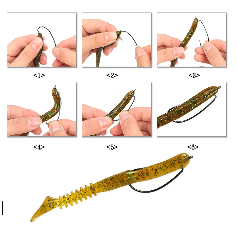 MERRYfishing Extra wide gap fishing hooks (25 pack)