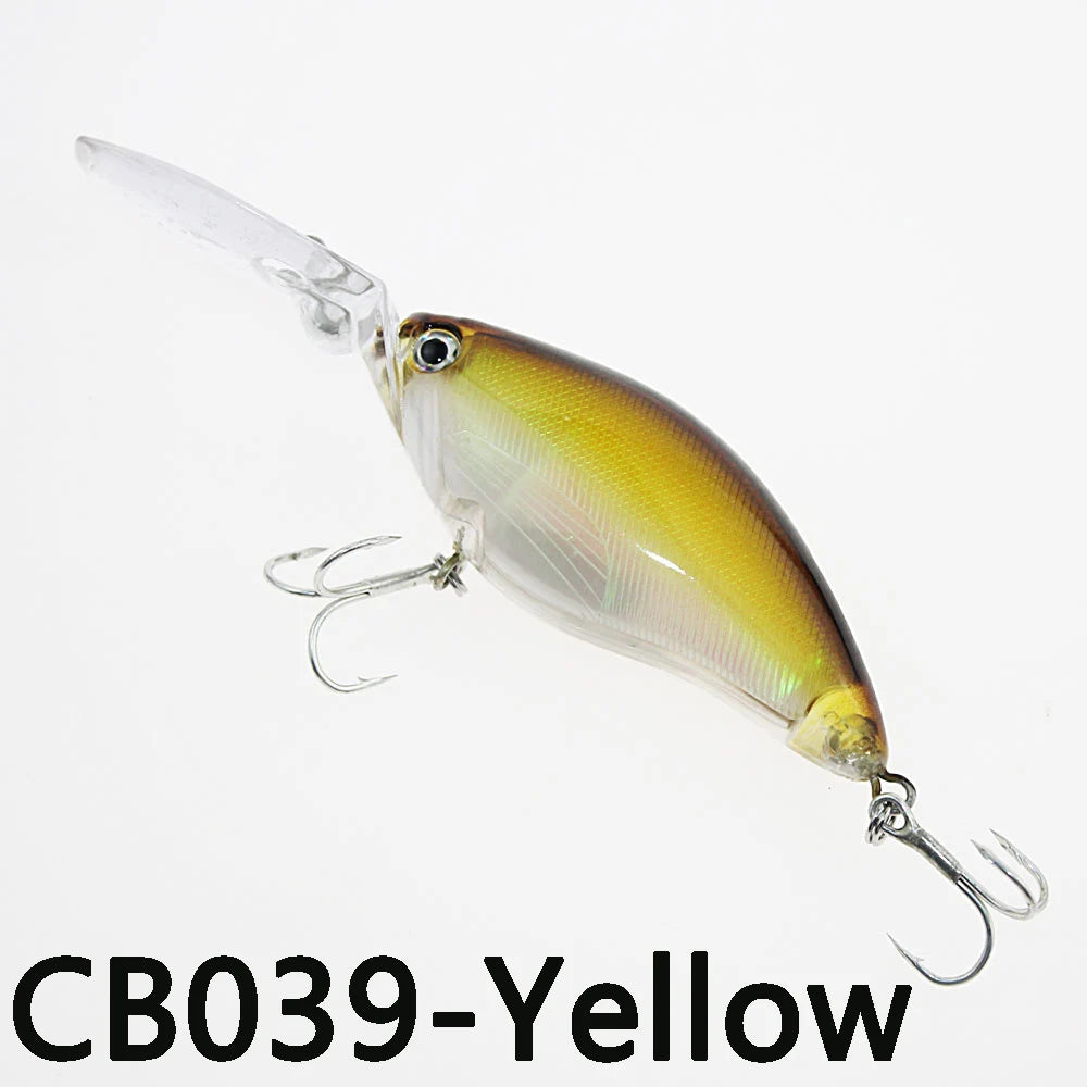 105mm 18g High Quality Deep Diving Crank Bait Minnow Crankbait Swimbait Long Tongue Trolling Wobblers Big Fish Fishing Lure Bait