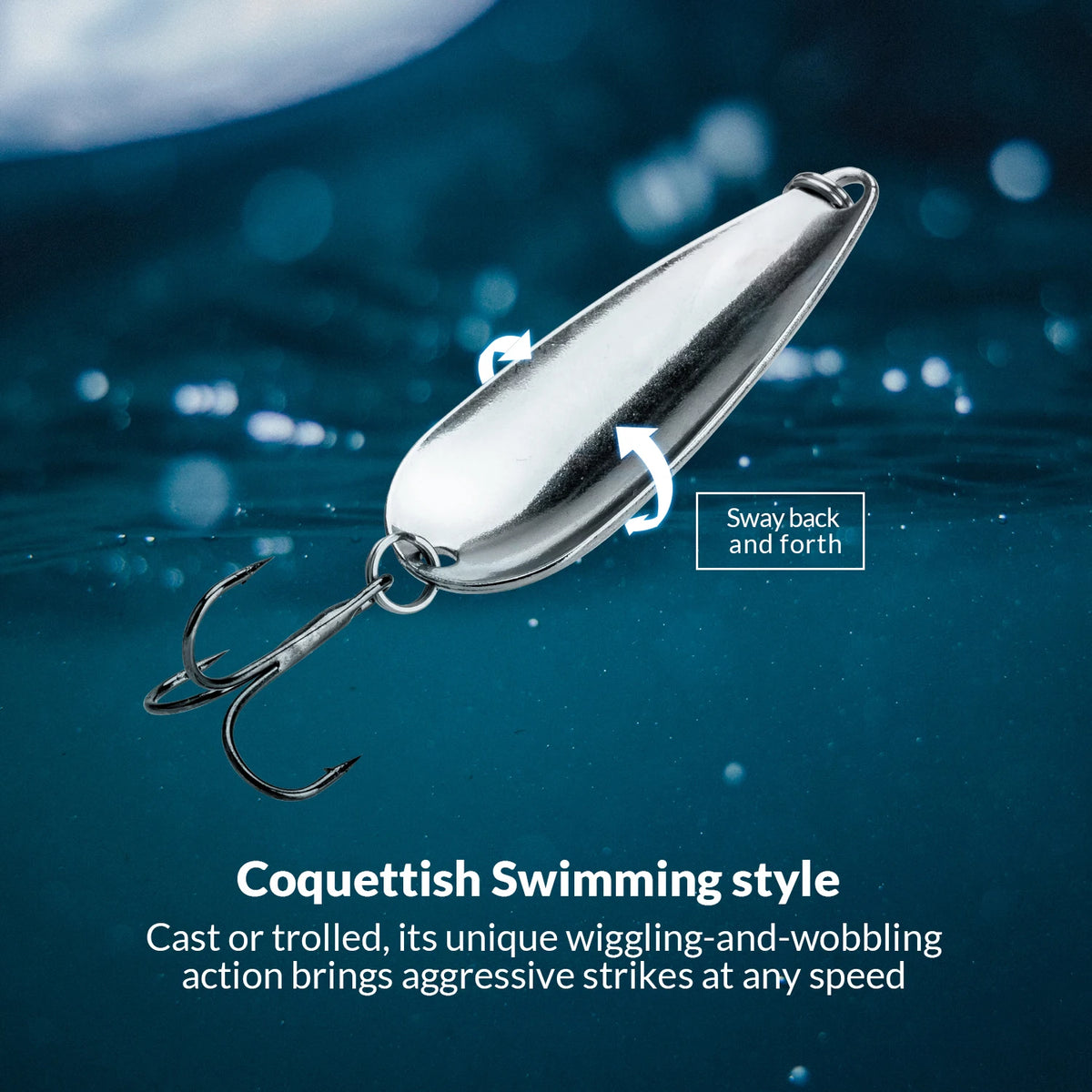THKFISH 5pcs Fishing Spoon Trout Lure 3.5g 5g 7g 10g 15g 21g 28g Metal Spoon Hard Bait Trebble Hook For TROUT BASS PIKE Fishing