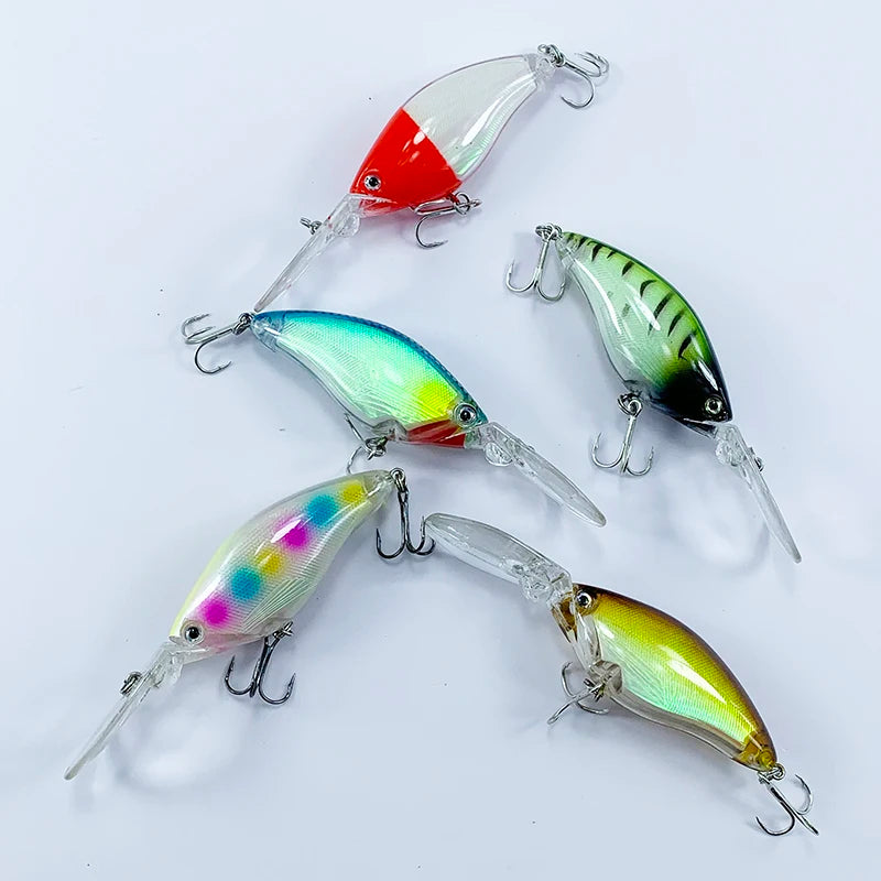 105mm 18g High Quality Deep Diving Crank Bait Minnow Crankbait Swimbait Long Tongue Trolling Wobblers Big Fish Fishing Lure Bait