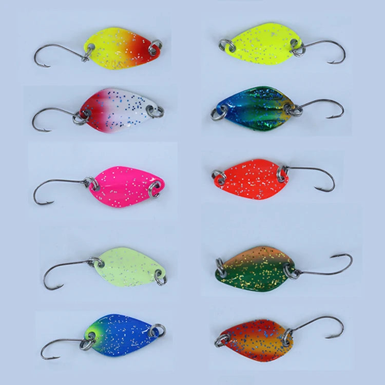 Selco New Design Customized Metal Saltwater Spinner Trout Salmon Fishing Spoon Lure