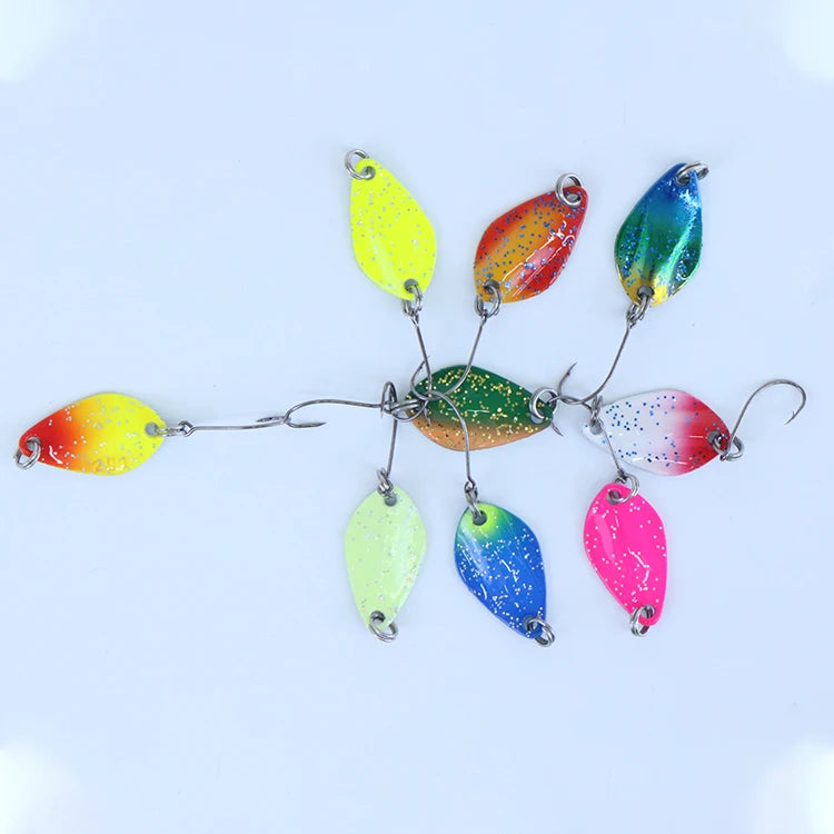 Selco New Design Customized Metal Saltwater Spinner Trout Salmon Fishing Spoon Lure