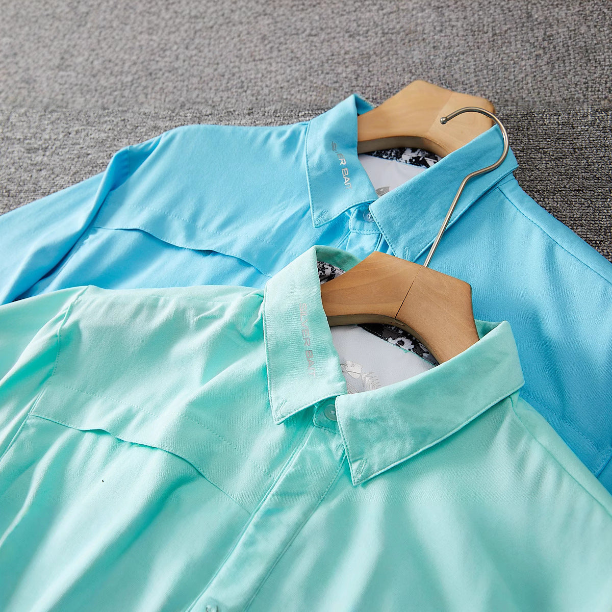 German Foreign Trade Large Size Outdoor Fishing Quick-drying Shirt Sunscreen Breathable Stretch Men's Workwear Loose Casual Shirt