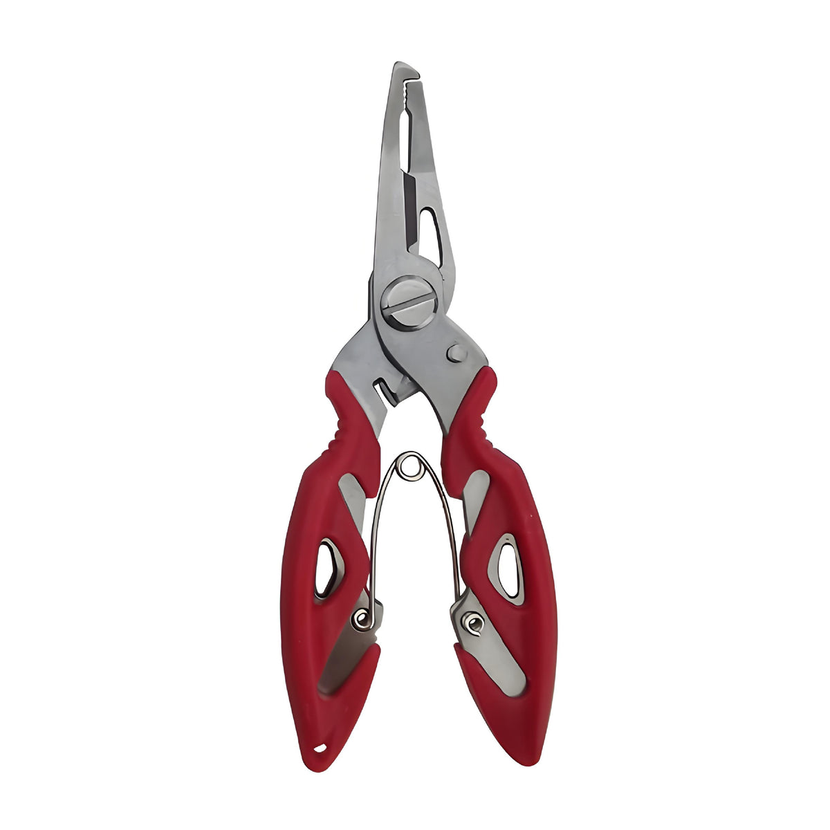 Cross-border Luya scissors pliers multi-functional curved mouth stainless steel fishing tongs fishing line scissors portable fishing fish control hook pliers