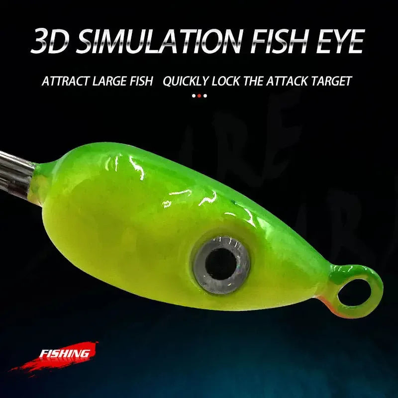 5 Arms Alabama Fishing Accessory for Bass Fishing with Barrel Swivels Bait Accessory