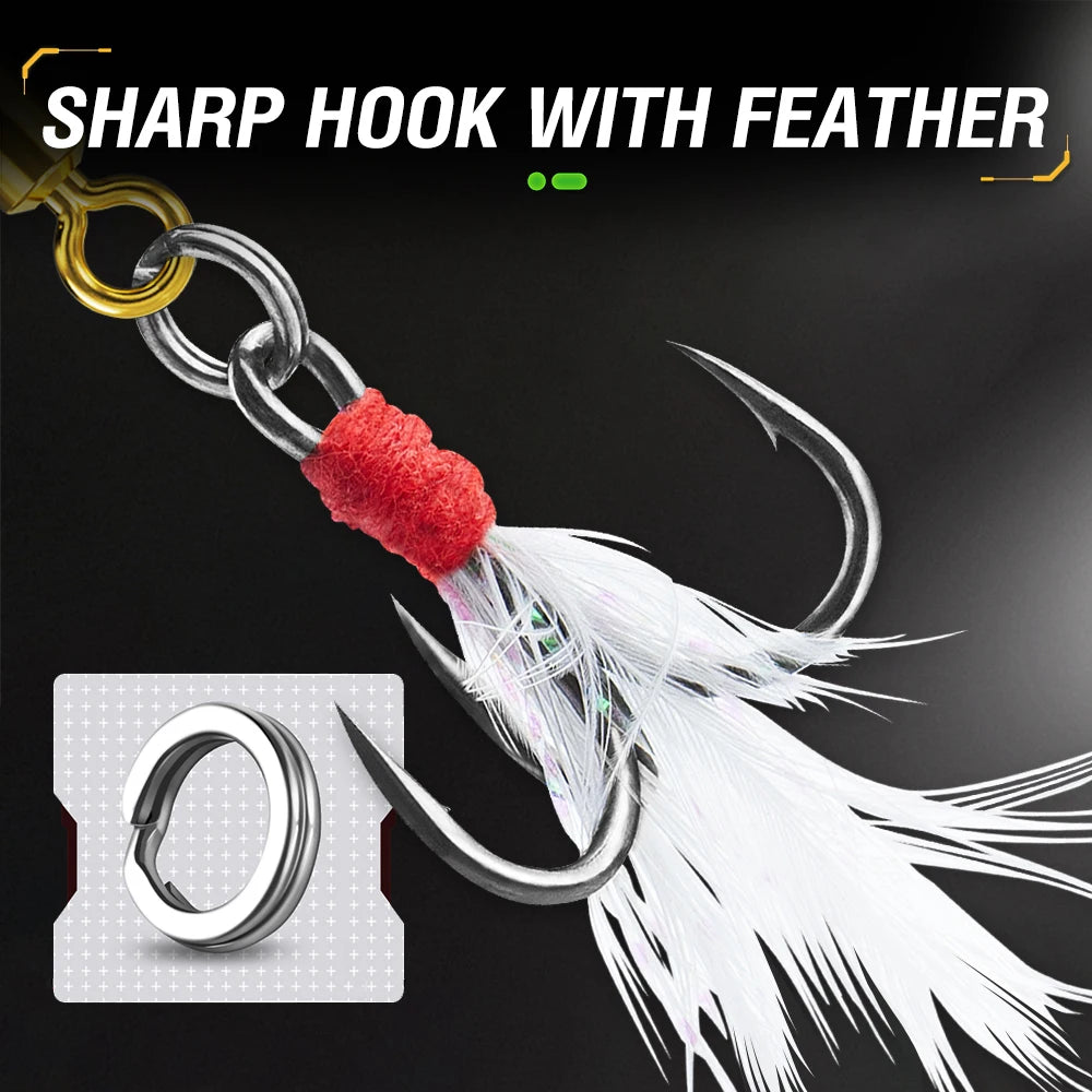 3Pcs Spoon Fishing Lure 3 Colors 5g/7g/10g/15g Treble Hook Metal Swimbait Artificial Hard Bait Sinking for Trout Bass