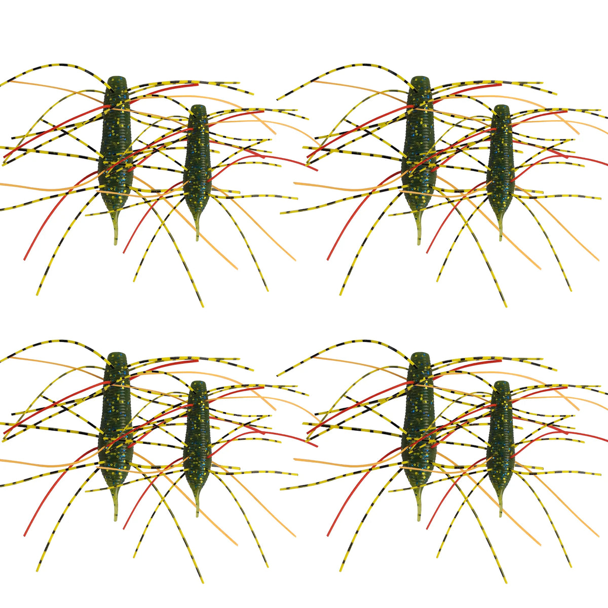 Aventik Soft Fishing Bait Senko Worms Stick Baits Sinking Wacky Worms for Bass Fishing Ned Rig 4cm&6cm