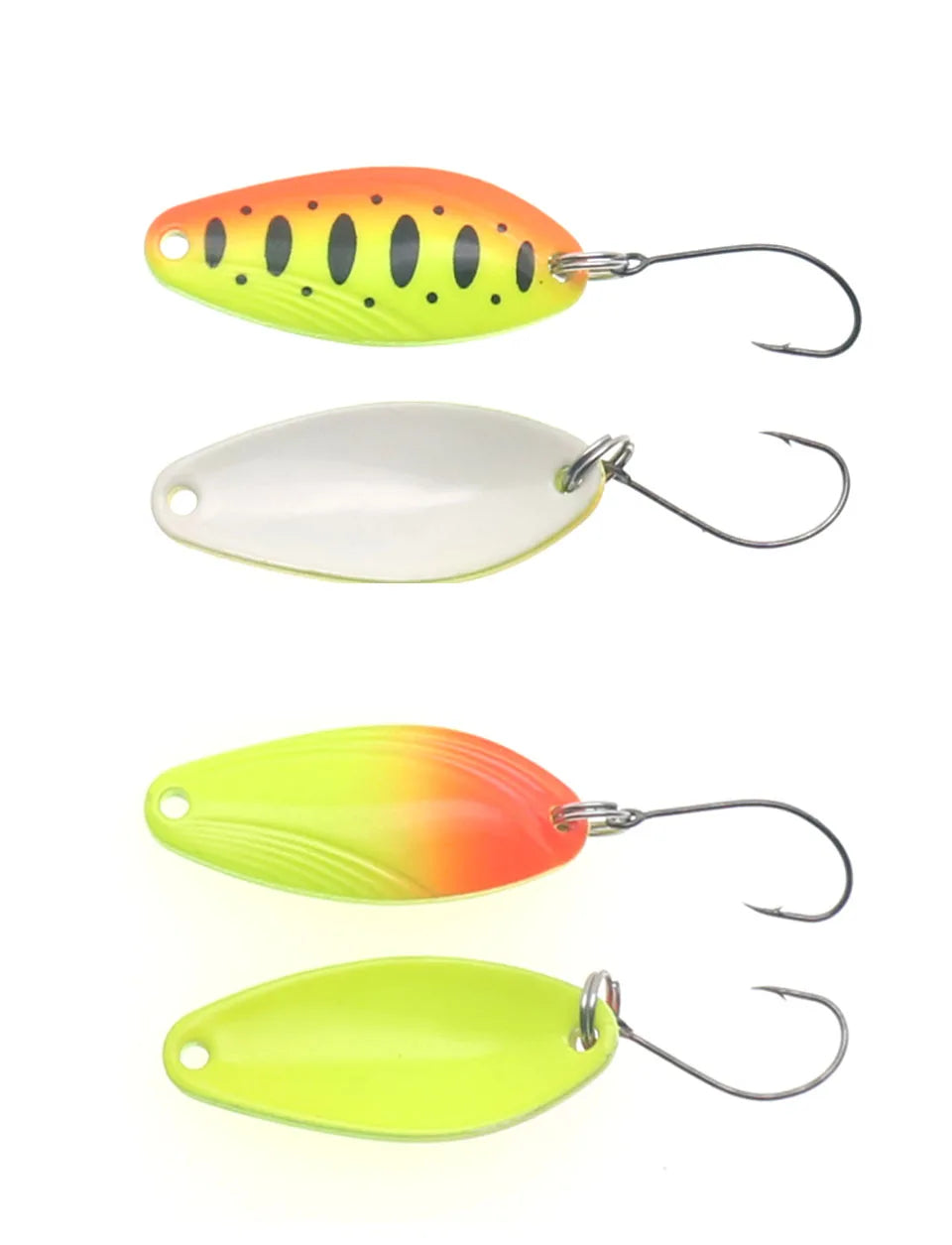 Metal Spoon Trout Fishing Lure 4.5g 33mm Single Hook Micro Wobbler Bait Artificial Casting Lures For Bass Perch