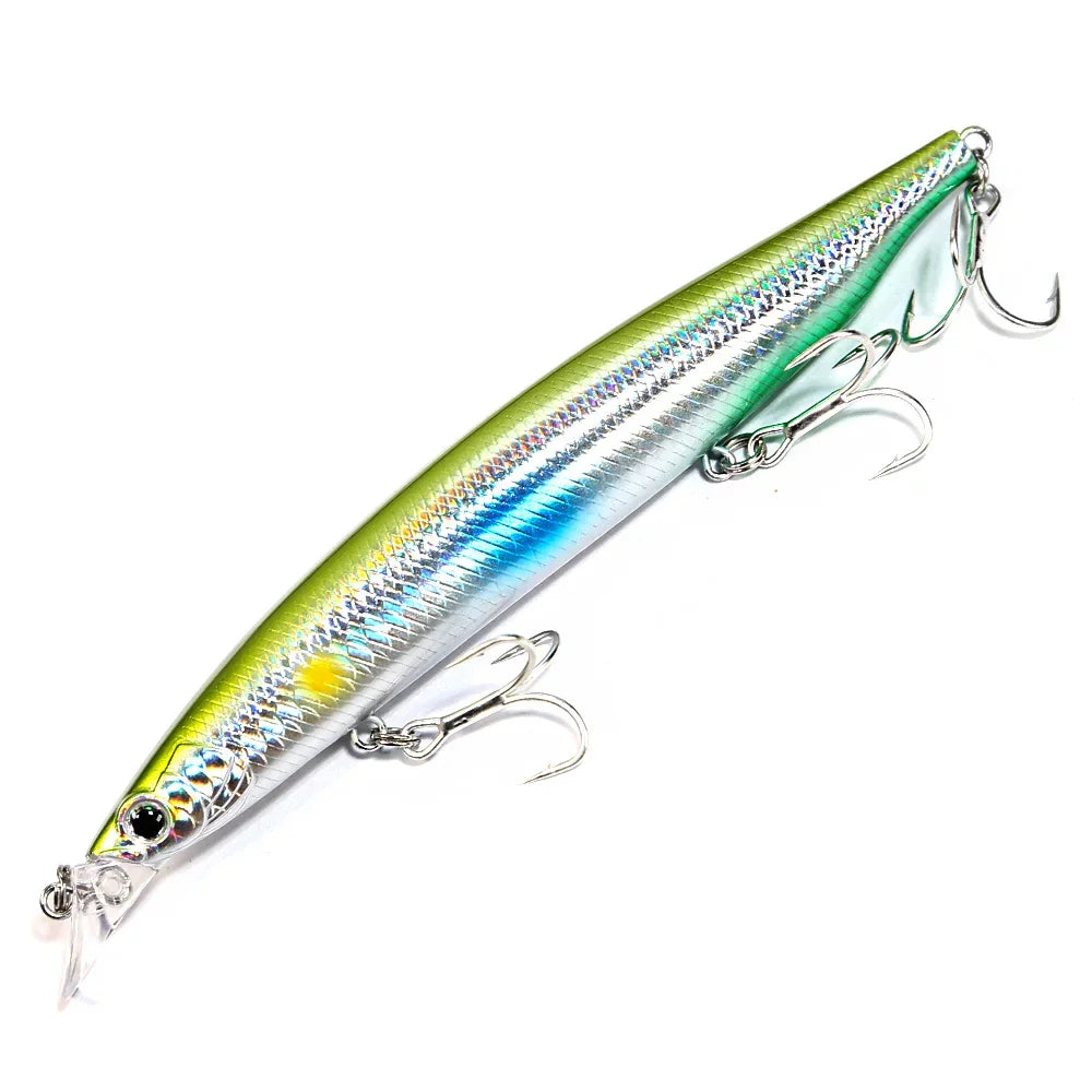 B&U Floating Minnow Fishing Lures Saltwater/Freshwater Long Casting Artificial Bait Jerkbait