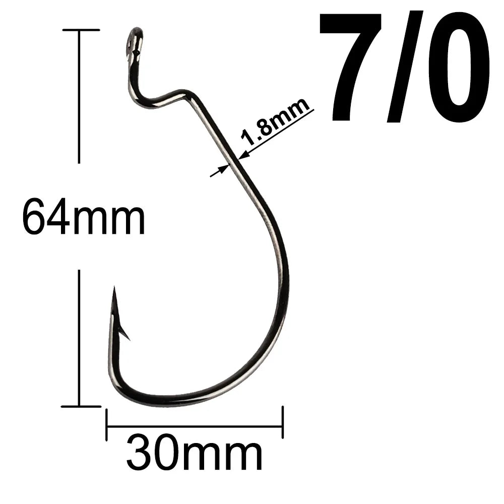 MERRYfishing Extra wide gap fishing hooks (25 pack)