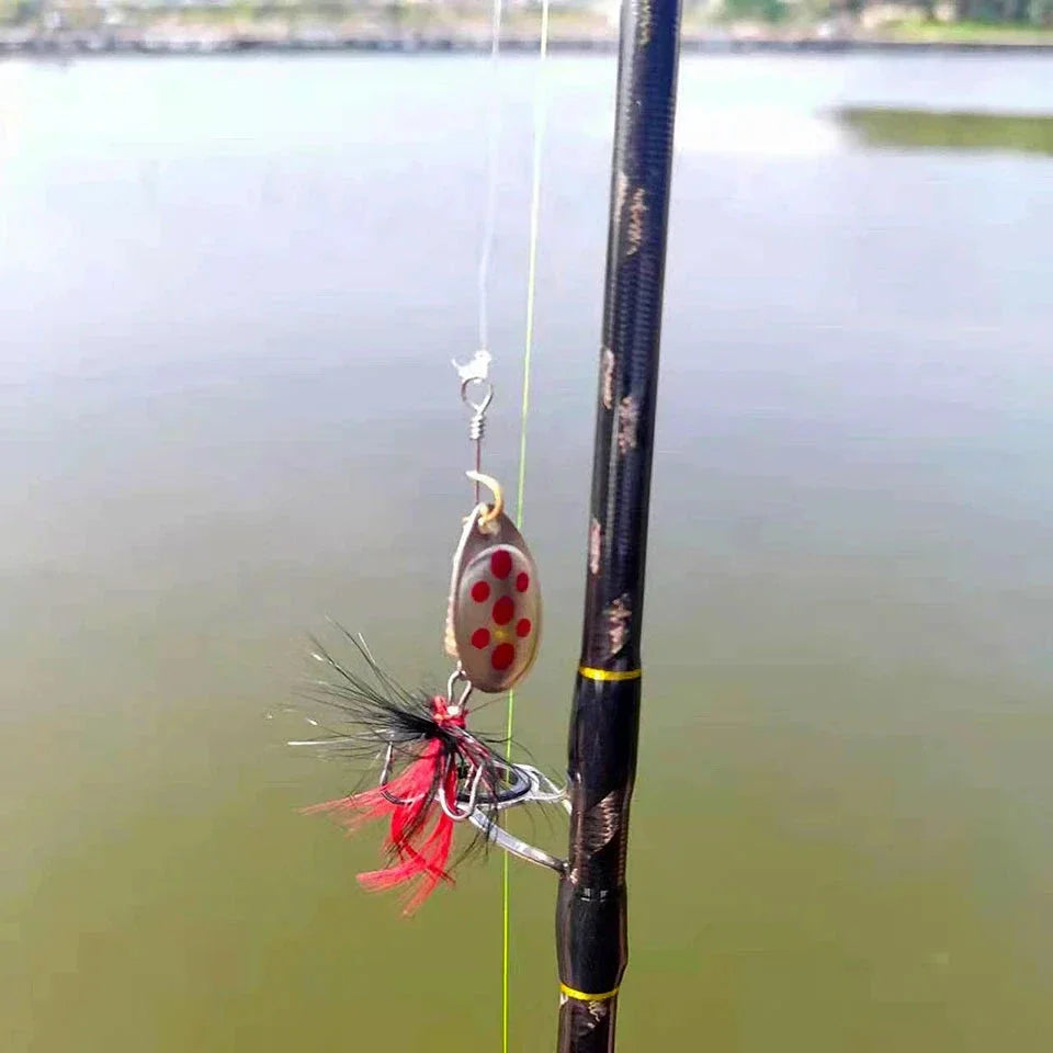 Metal Spinner Lure Set (10pcs) – 2–8g Fishing Spinners for Pike, Bass, Trout