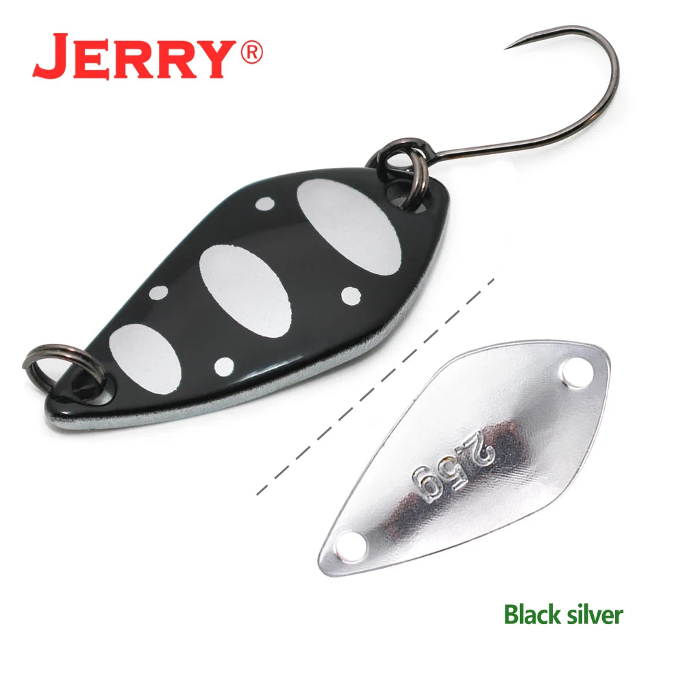 Jerry Aquarius High Quality Fishing Lures Artificial Bait Hard Bait Trout Spoons Metal Lures For Freshwater Fishing Single Hook