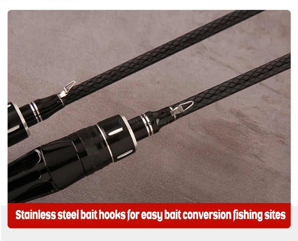 2 Sections Spinning Casting Rod for Jigging Bass Trout 1.8m 1.68m Fishing Rods Solid UL Tip Lure 0.5g-8g Slow Action Ultralight