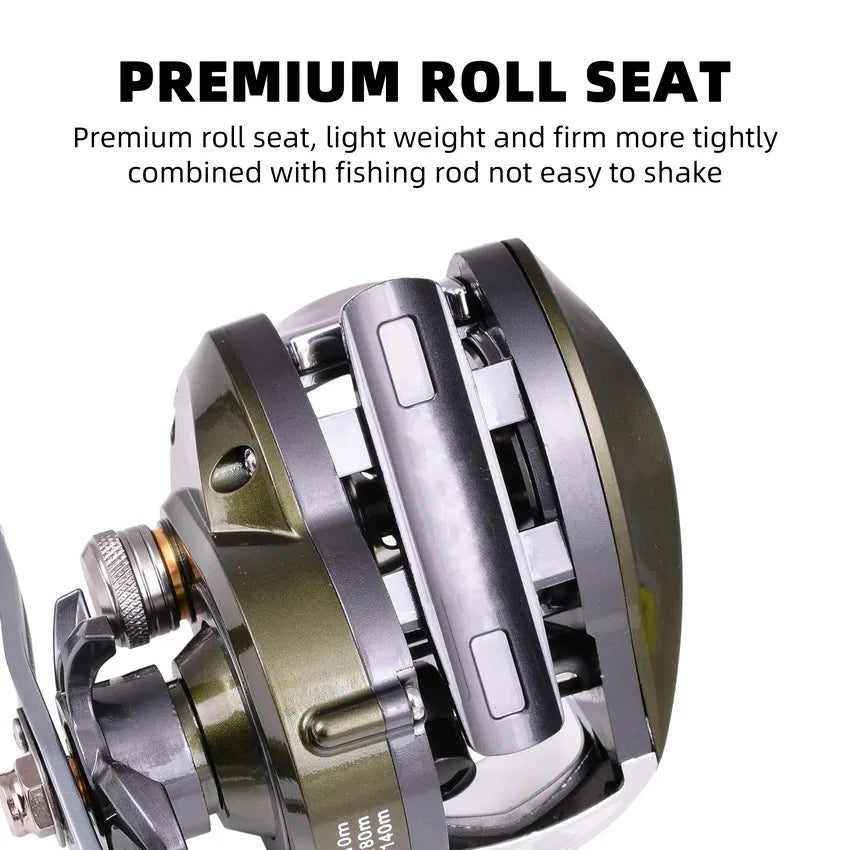 Baitcasting Reel High Speed 10.1:1 Gear Ratio 19+1BB Fresh Saltwater Magnetic Brake System Ultralight Fishing Wheel
