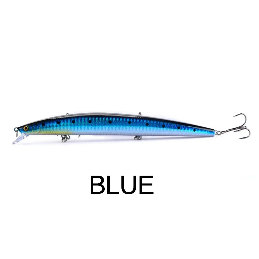 FLYSAND Fishing Lures Fishing Hard Bait Artificial Swimming Hard Baits Big Laser Minnow 18cm/7 inches 24g/.847 oz
