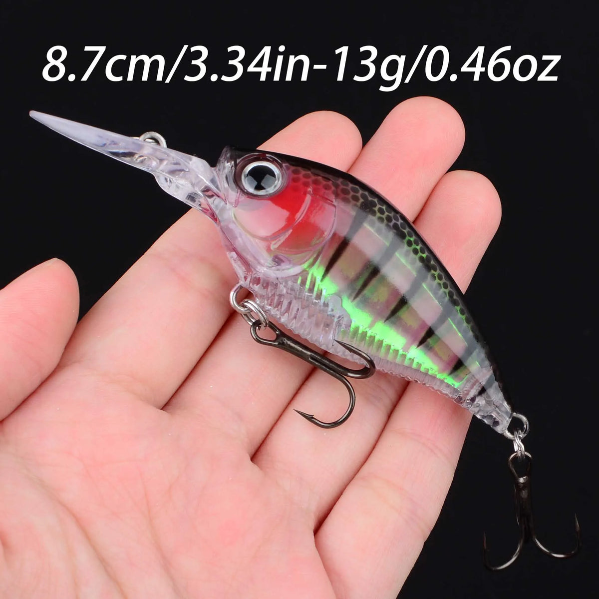 13g 8.7CM Floating Crankbait Fishing Lure Realis Crank Hard Bait Deep Diving Wobbler Professional Shallow-water Crankbaits