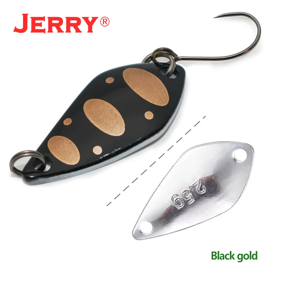 Jerry Aquarius High Quality Fishing Lures Artificial Bait Hard Bait Trout Spoons Metal Lures For Freshwater Fishing Single Hook