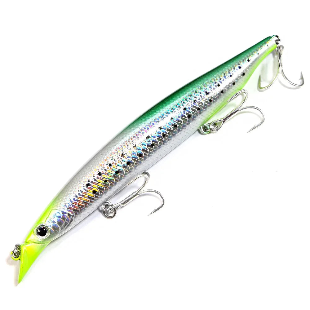 B&U Floating Minnow Fishing Lures Saltwater/Freshwater Long Casting Artificial Bait Jerkbait