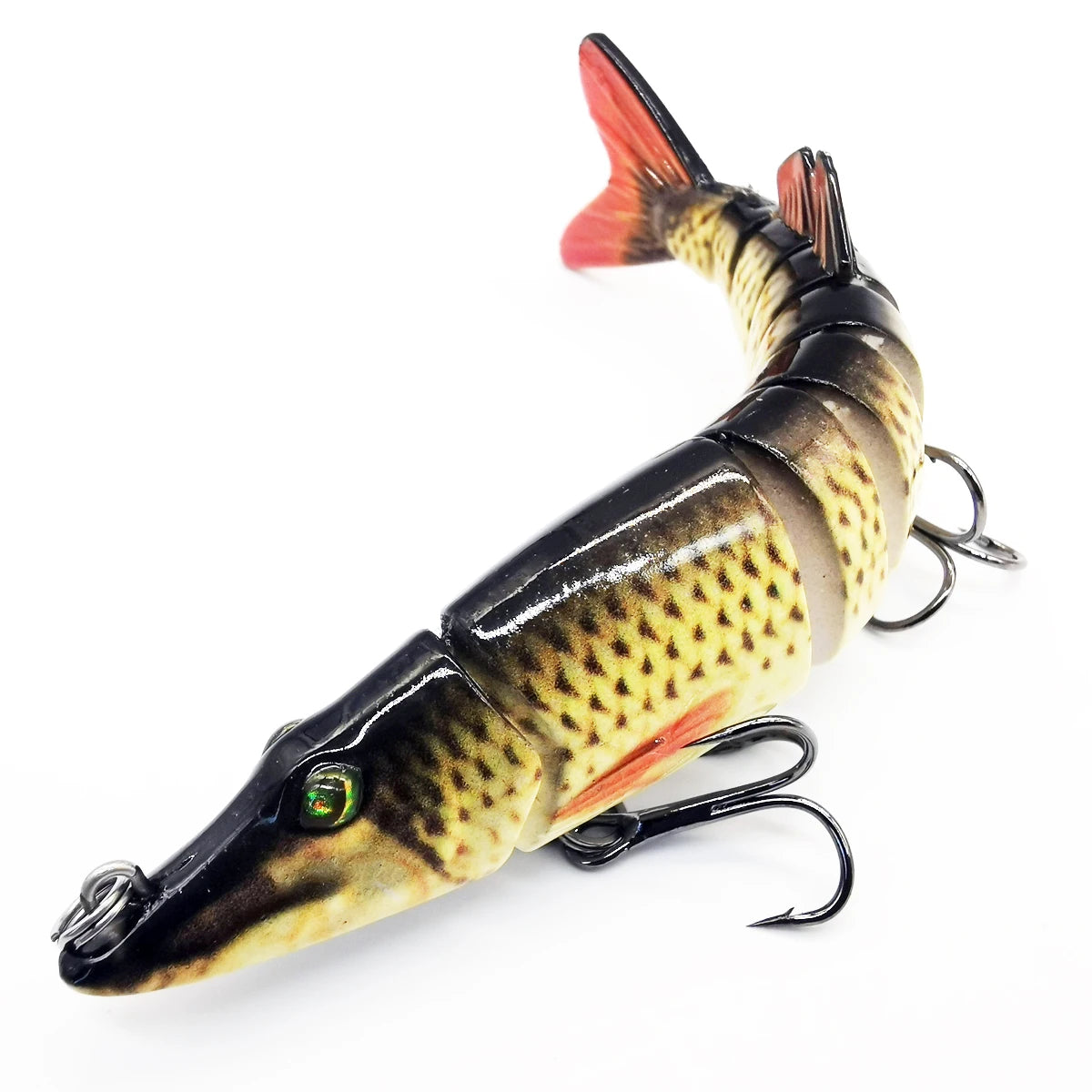 ANFS Fishing Lures for Bass, Pike Muskie Multi Jointed Swimbaits Slow Sinking Lures Freshwater/ Saltwater