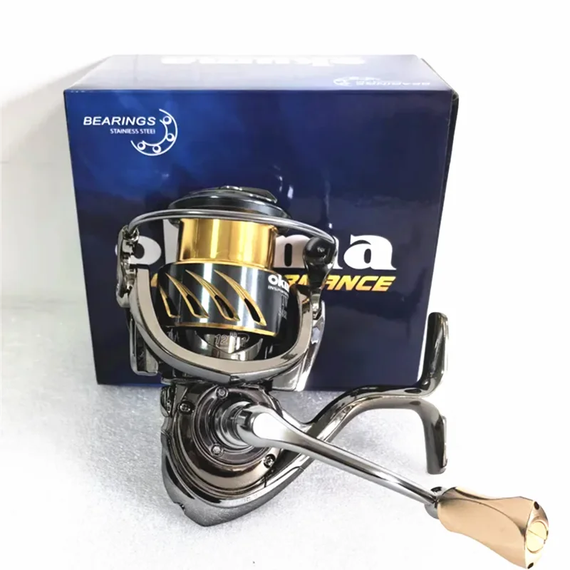 Okuma All Metal Fishing Reel 12+1BB15KG Max Drag Anti Seawater Rotating Reel 1000-5000