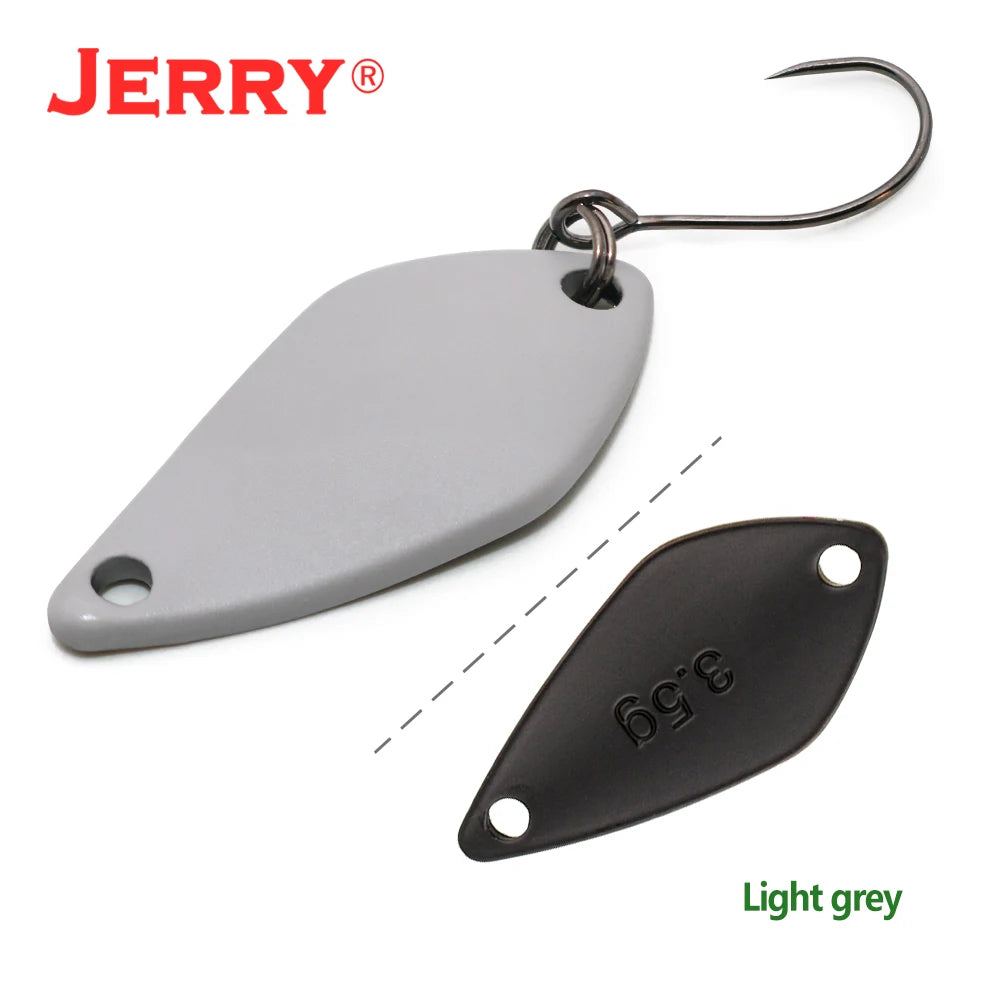 Jerry Aquarius High Quality Fishing Lures Artificial Bait Hard Bait Trout Spoons Metal Lures For Freshwater Fishing Single Hook