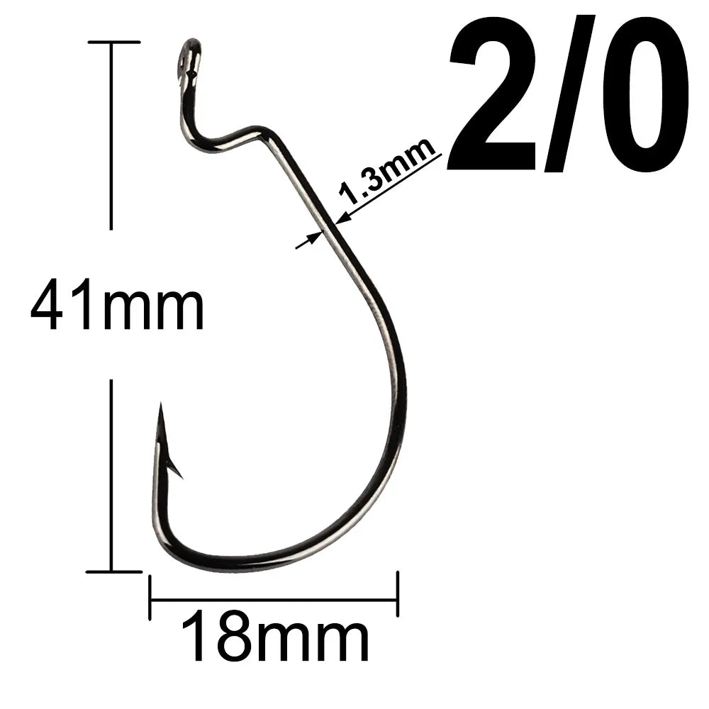 MERRYfishing Extra wide gap fishing hooks (25 pack)