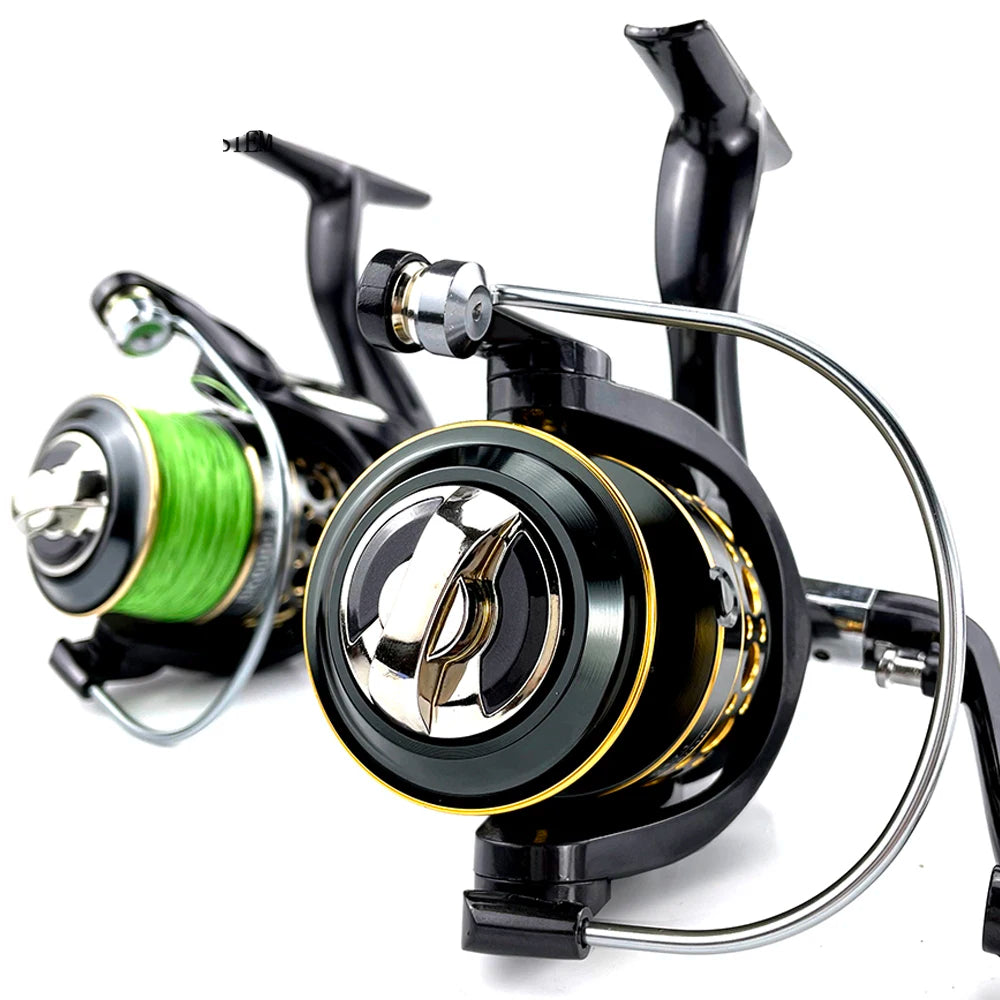 Lightweight Spinning Reel 2000 3000 4000 5000 6000 7000 Coil 5.2:1 Lure Fishing Reels Tackle for Trout, Bass, Striper, Pike, Halibut, Calico