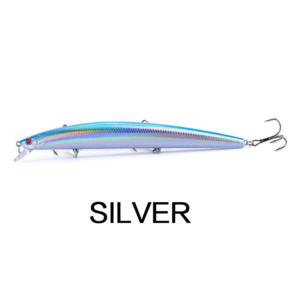 FLYSAND Fishing Lures Fishing Hard Bait Artificial Swimming Hard Baits Big Laser Minnow 18cm/7 inches 24g/.847 oz