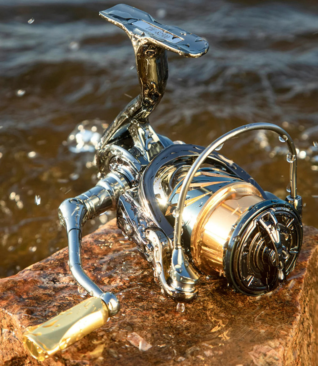 Okuma All Metal Fishing Reel 12+1BB15KG Max Drag Anti Seawater Rotating Reel 1000-5000