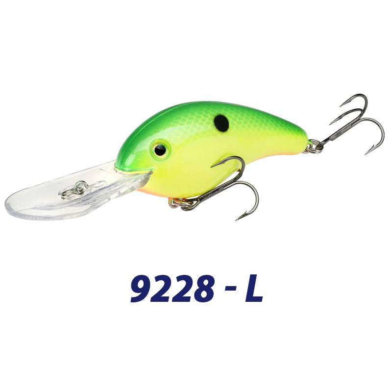 Crankbait Deeping Diving 65mm 20g Fishing Wobbler Floating Chubby Bass Pike Lure Fishing Equipment Artificial Bait Fish Pesca