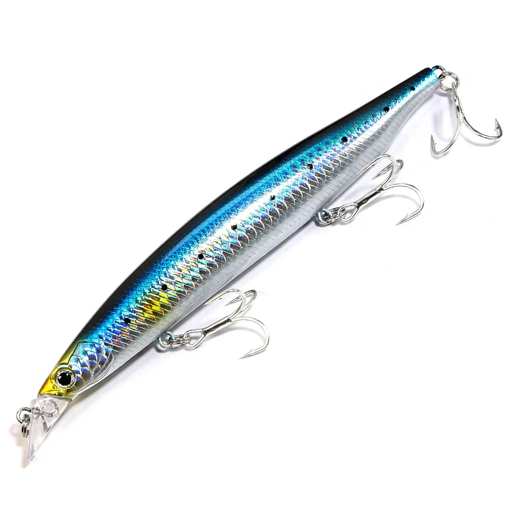 B&U Floating Minnow Fishing Lures Saltwater/Freshwater Long Casting Artificial Bait Jerkbait