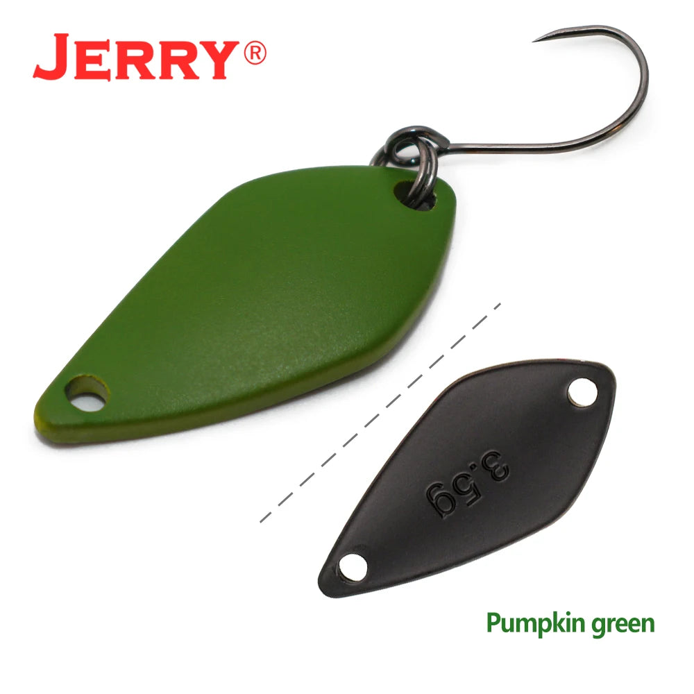 Jerry Aquarius High Quality Fishing Lures Artificial Bait Hard Bait Trout Spoons Metal Lures For Freshwater Fishing Single Hook
