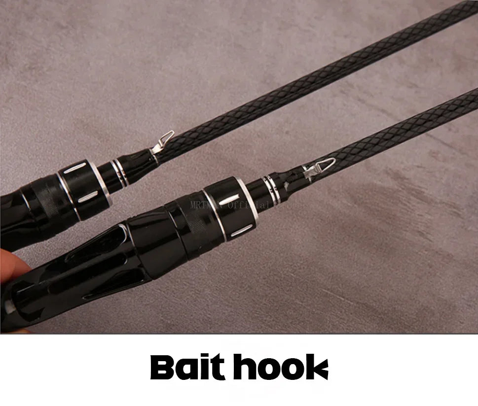 2 Sections Spinning Casting Rod for Jigging Bass Trout 1.8m 1.68m Fishing Rods Solid UL Tip Lure 0.5g-8g Slow Action Ultralight