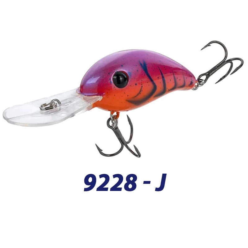 Crankbait Deeping Diving 65mm 20g Fishing Wobbler Floating Chubby Bass Pike Lure Fishing Equipment Artificial Bait Fish Pesca
