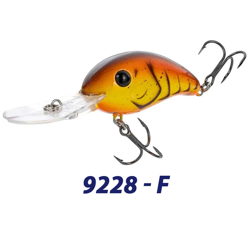 Crankbait Deeping Diving 65mm 20g Fishing Wobbler Floating Chubby Bass Pike Lure Fishing Equipment Artificial Bait Fish Pesca