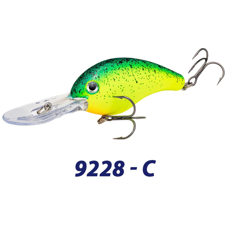 Crankbait Deeping Diving 65mm 20g Fishing Wobbler Floating Chubby Bass Pike Lure Fishing Equipment Artificial Bait Fish Pesca