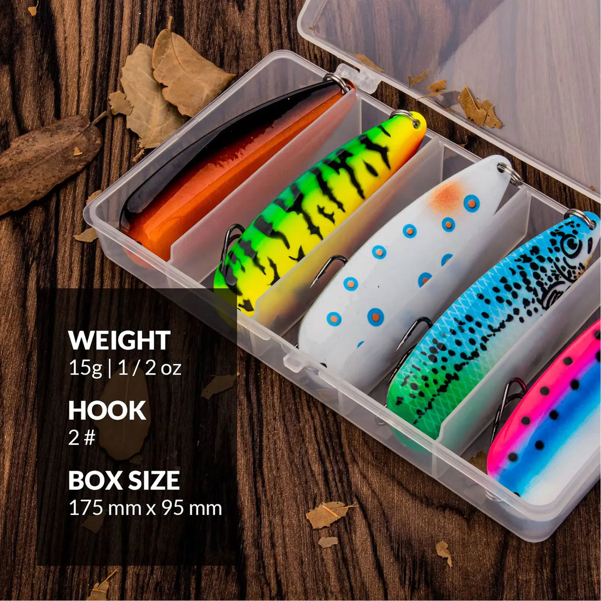 THKFISH 5pcs Fishing Spoon Trout Lure 3.5g 5g 7g 10g 15g 21g 28g Metal Spoon Hard Bait Trebble Hook For TROUT BASS PIKE Fishing