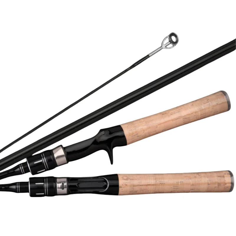 2 Sections Spinning Casting Rod for Jigging Bass Trout 1.8m 1.68m Fishing Rods Solid UL Tip Lure 0.5g-8g Slow Action Ultralight